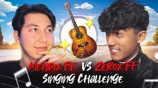 When Two Freefire YouTubers Becomes Singer️@Mehdix_FF Vs Zerox FF