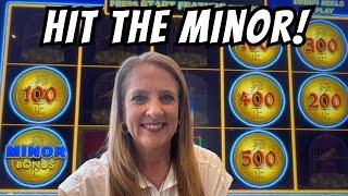 Hit the MINOR on Dollar Storm! #slots #casino #slotmachine