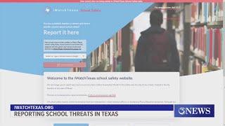 Website to report threats in any Texas school district