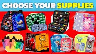 BUILD YOUR SCHOOL SUPPLIES ️ | CHOICE GAME - Quiz