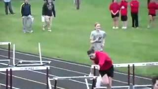 American Girls Hurdles - Performing Courageously... But It Is Funny!