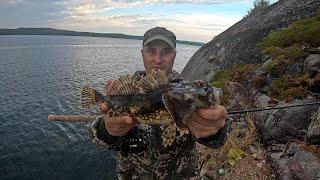 Морская рыбалка со скалы / Sea fishing from the rocks