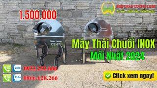 Máy Thái Chuối Mịn Làm Bằng INOX Chống Gỉ Sét