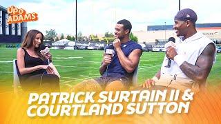 Patrick Surtain & Courtland Sutton on Facing Russell Wilson, Sean Payton Evolving, Bo Nix, & Davante