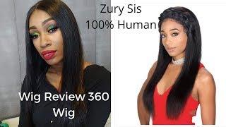 Zury Sis 100% Unprocessed Human Hair 360° Whole Lace Wig – Straight 24"