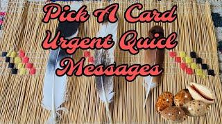 Pick A Card Urgent Messages and quick | Shell Reading