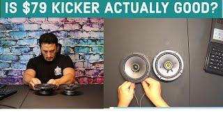 KICKER CS Series CSC65 6.5 Inch Best Car Audio Speaker unboxing and sound test