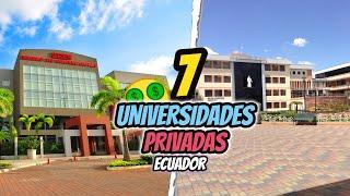 7 MEJORES Universidades Privadas En Ecuador 2025 