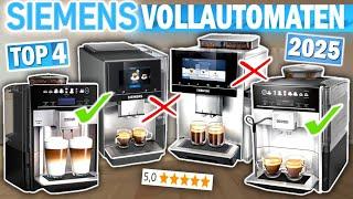 TOP 4 SIEMENS KAFFEEVOLLAUTOMATEN 2025 | Die Besten Siemens Kaffeevollautomaten