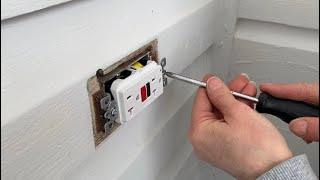 DIY Putting in an 20 Amp GFCI  Electric Outlet