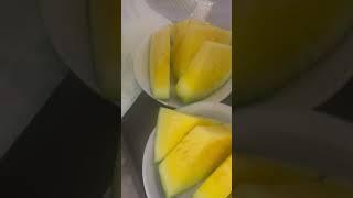 Yellow watermelon! #yellowwatermelon #vlog #viralvideo #watermelon #foodie