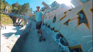 Sarajevo Bobsled track on Evolve electric skateboard