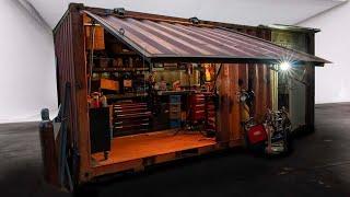 Converting a Shipping Container into an Off-Grid Shop!