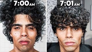 1 Minute Natural Morning Routine for Curly Hair