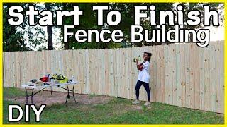 How To Build A Privacy Fence | Easy Fence Building