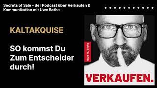 Kaltakquise   SO kommst Du zum Entscheider durch #podcast #verkaufstraining