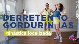 Ginástica Aeróbica para derreter gordura do corpo todo - em casa- Carol Borba