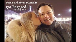 Diana and Bryan (Canada) met in Ukrainian marriage agency Mordinson and recently Got Engaged!