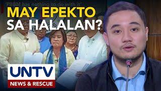 Impeachment case vs VP Sara, may epekto sa halalan ayon sa mga mambabatas