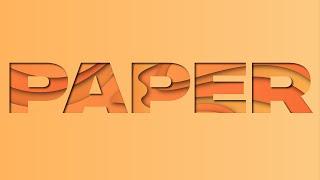 how to draw paper cut out effect illustrator l layer art in illustrator l adobe illustrator tutorial
