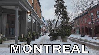 Montreal Winter Walk in Plateau - January 2025