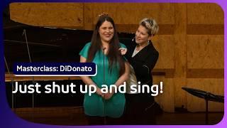 Masterclass Joyce DiDonato: Rommie Rochell zingt Cruda sorte! Amor tiranno! (Rossini) | NPO Klassiek