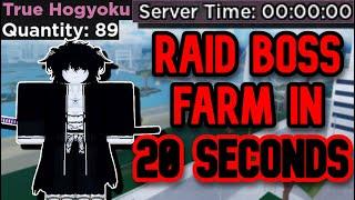 TYPE SOUL | 20 SECOND RAID BOSS METHOD