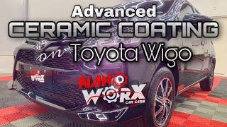 Advanced Ceramic Coating on Toyota Wigo by Nanoworx Car Care Tarlac