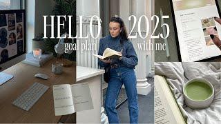 HELLO 2025, goal setting and intention planning for a successful new year