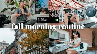 6AM FALL MORNING ROUTINE: creating productive & healthy habits in nyc