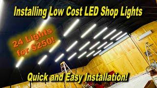 Installing Low Cost LED Shop Lights