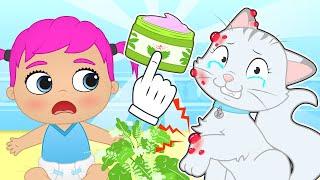 BABY PETS  How to Cure Kira the Cat's Allergy to Plants