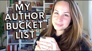 My AUTHOR BUCKET LIST / Wildest Publishing Dreams (15 Writing Goals + ideas from other writers)