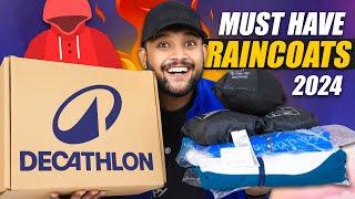 5 Best Decathlon Raincoats/Rain Jackets For Men  Decathlon Haul Review 2024 | ONE CHANCE