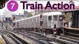 Some R188 and R62A 7 Train action at 74th St/Broadway