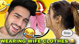 Pati Ne Pehne Patni Ke Kapde| GONE WRONG@tusharshrutivlogs