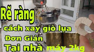 làm giò lụa.Chả lụa không hàn the. thật sự dai ngon. thử ngay công thức này