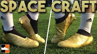 SpaceCraft adidas Boots Limited Collection Gold ACE16 & X16 Soccer Cleats