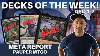 SHOULD PAUPER GET BANS?! This is the Decks of the Week, talking over the mtgo metagame!