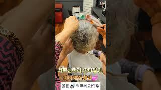보브컷 사모님머리 파마 손질법 #사모님머리#파마#컷트#사모님파마 #드라이#보브컷#보브단발 #스타일링#뷰티#여자머리#여자머리추천#헤어스타일#헤어#hair#haircut#shorts