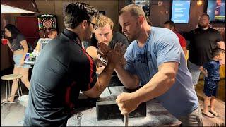 Travis Bajent vs Adam Wawrzynski Arm Wrestling