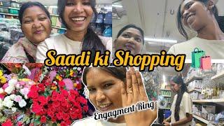 Saadi ki Shopping ️ Bought engagement ring  || Shopping day ||