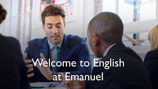 Welcome to English at Emanuel