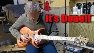 Making A Six String Multi Scale Guitar It's Done