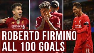 ROBERTO FIRMINO | All 100 goals for Liverpool... so far! | Great goals, iconic celebrations!