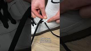 This is How to Loose Lace and Secure your Nike Dunks at the same time!  #dunks #shoelaces