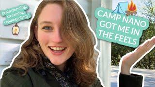 mid-NaNo hit me in the FEELS  progress & wholesome self talk | ️ Camp NaNo Vlog(ish) #2 ️