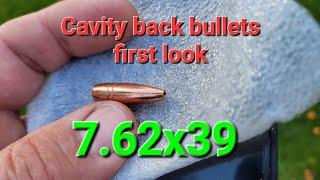 Cavity back bullets , 7.62x39,  first look #deerhunting #guns #hunting #huntingbullets #shooting