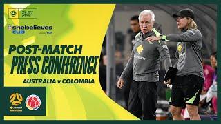 Tom Sermanni | Post-Match Press Conference | CommBank Matildas v Colombia | SheBelieves Cup