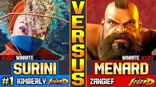 SF6 Top 1 Kimberly (SURINI Vs MenaRD) Zangief ▰ High Level